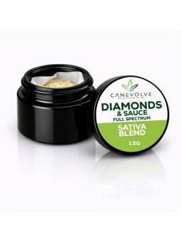 Sativa Blend - Diamonds & Sauce  - 1.5g Full Spectrum