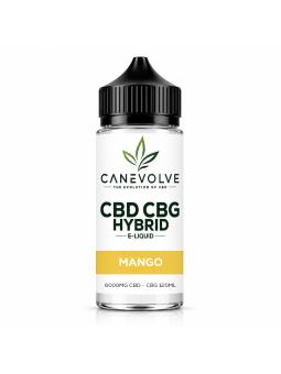 Mango 6000mg CBD + CBG Hybrid E-Liquid 120ml | Tropical Mango Vape UK