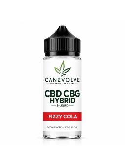 Fizzy Cola 6000mg CBD + CBG Hybrid E-Liquid 120ml | Classic Cola Vape UK