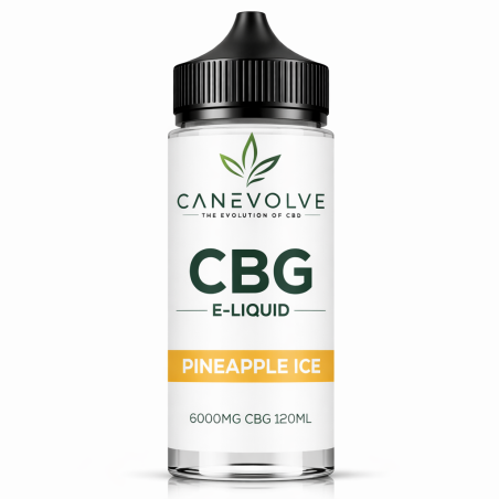 Pineapple Ice 6000mg CBG E-Liquid 120ml | Tropical Cooling Vape UK