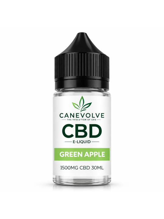 Green Apple 1500mg CBD E-Liquid 30ml | Crisp Apple Vape UK