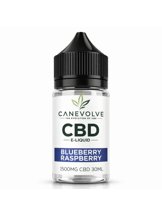 Blueberry Raspberry 1500mg CBD E-Liquid 30ml | Premium Berry Vape Juice UK