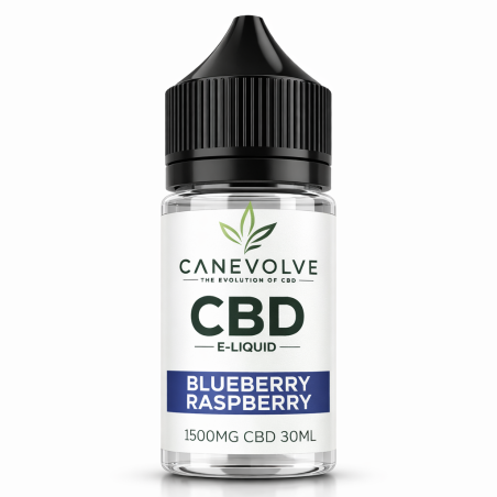 Blueberry Raspberry 1500mg CBD E-Liquid 30ml | Premium Berry Vape Juice UK