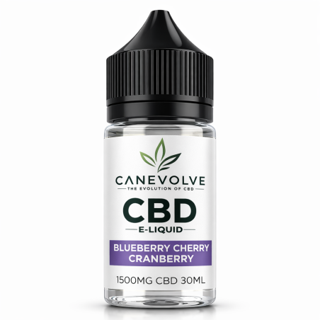 Blueberry Cherry Cranberry 1500mg CBD E-Liquid 30ml | Triple Berry Vape UK