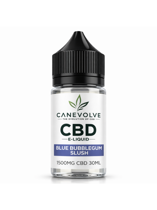 Blue Bubblegum Slush 1500mg CBD E-Liquid 30ml | Sweet Slush Vape UK