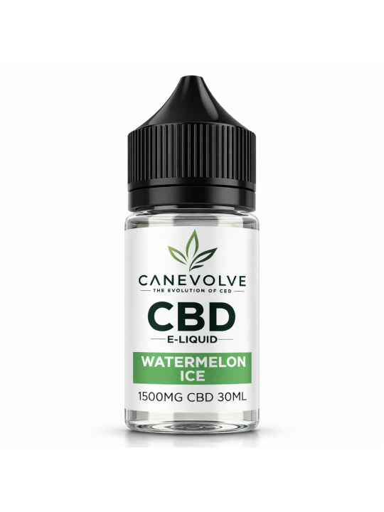 Watermelon Ice 1500mg CBD E-Liquid 30ml | Cooling Fruit Vape UK