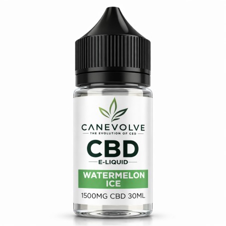 Watermelon Ice 1500mg CBD E-Liquid 30ml | Cooling Fruit Vape UK