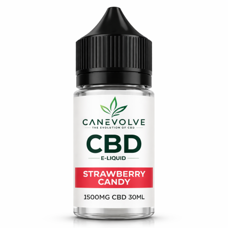 Strawberry Candy 1500mg CBD E-Liquid 30ml | Sweet Candy Vape UK
