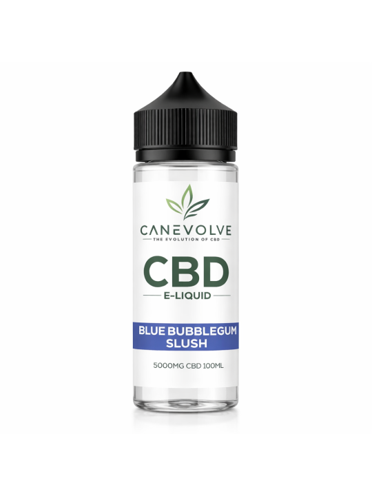Blue Bubblegum Slush 5000mg CBD E-Liquid 100ml | Sweet Slush Vape UK