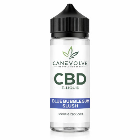 Blue Bubblegum Slush 5000mg CBD E-Liquid 100ml | Sweet Slush Vape UK