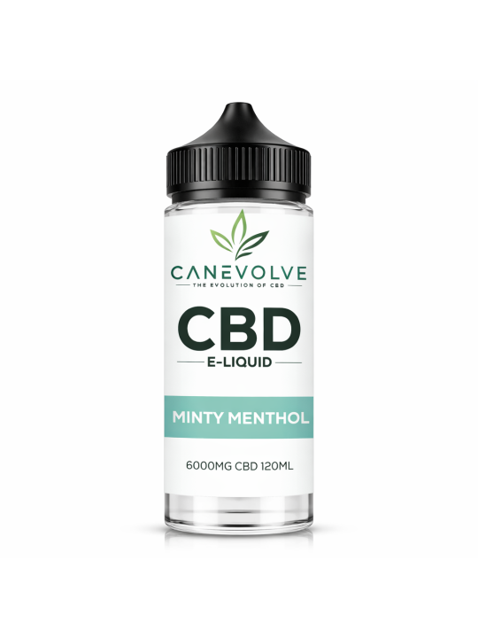 Minty Menthol 6000mg CBD E-Liquid 120ml | Fresh Cooling Vape UK