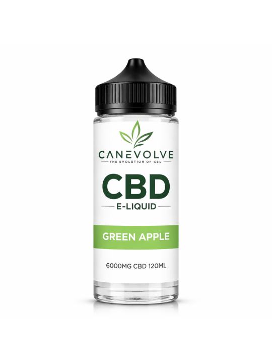 Green Apple 6000mg CBD E-Liquid 120ml | Crisp Apple Vape UK