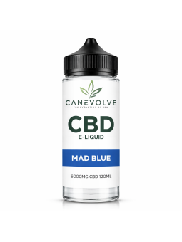 Mad Blue 6000mg CBD E-Liquid 120ml | Mixed Berry CBD Vape Juice