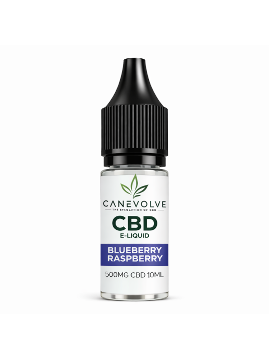 Blueberry Raspberry 500mg CBD E-Liquid 10ml | Premium Berry Vape Juice UK