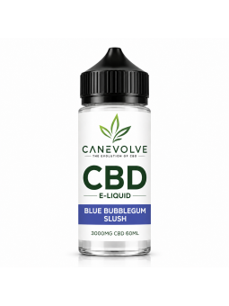 Blue Bubblegum Slush 3000mg CBD E-Liquid 60ml | Sweet Slush Vape UK