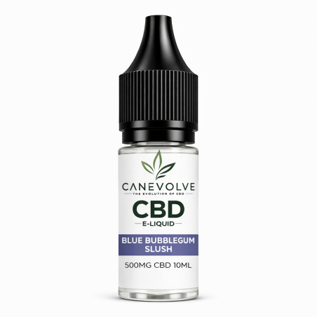 Blue Bubblegum Slush 500mg CBD E-Liquid 10ml | Sweet Slush Vape UK