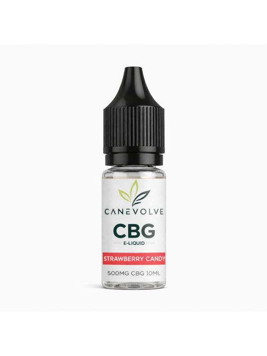 Strawberry Candy 500mg CBG E-Liquid 10ml | Sweet Candy Vape UK
