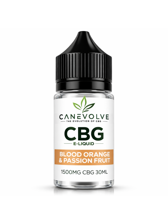 Blood Orange & Passion Fruit 1500mg CBG E-Liquid 30ml | Exotic Citrus Vape UK