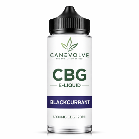 Blackcurrant 6000mg CBG 120ml E-Liquid | Premium CBG Vape Juice UK