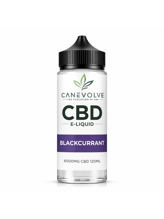 Blackcurrant 6000mg CBD 120ml E-Liquid | Premium CBD Vape Juice UK