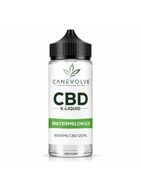 Watermelon Ice 6000mg CBD E-Liquid 120ml | Cooling Fruit Vape UK