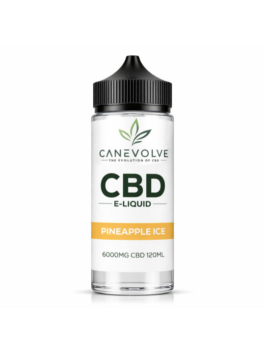 Pineapple Ice 6000mg CBD E-Liquid 120ml | Tropical Cooling Vape UK