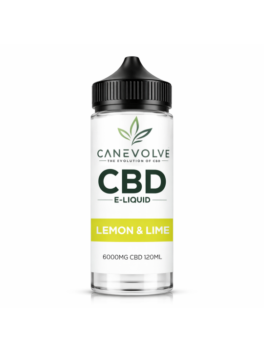 Lemon & Lime 6000mg CBD E-Liquid 120ml | Citrus Vape Juice UK
