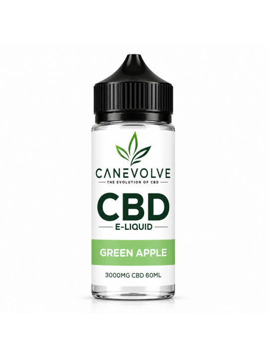 Green Apple 3000mg CBD E-Liquid 60ml | Mixed Fruit Vape UK