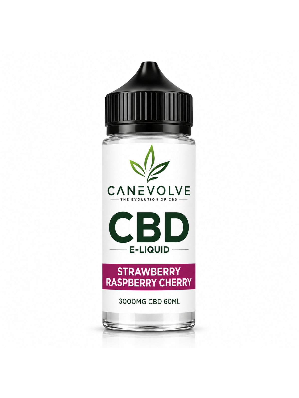 Strawberry Raspberry Cherry 3000mg CBD E-Liquid 60ml | Premium Berry Vape Juice UK