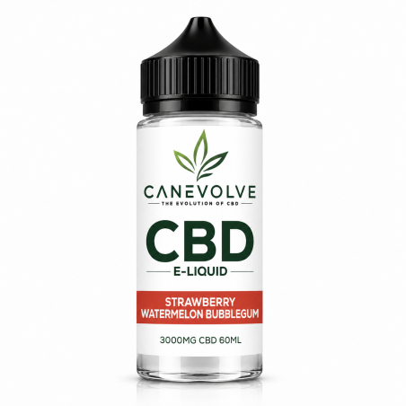 Strawberry Watermelon Bubblegum 3000mg CBD E-Liquid 60ml