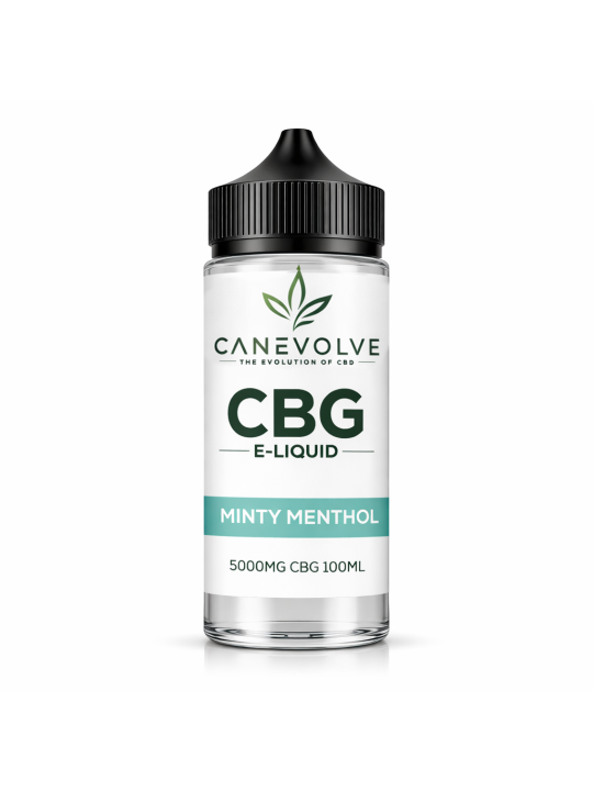 Minty Menthol 5000mg CBG E-Liquid 100ml | Fresh Cooling Vape UK
