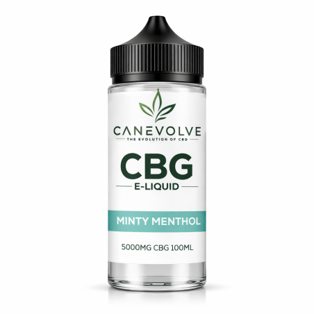 Minty Menthol 5000mg CBG E-Liquid 100ml | Fresh Cooling Vape UK