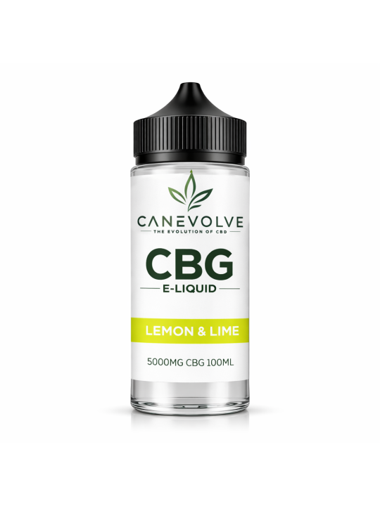 Lemon & Lime 5000mg CBG E-Liquid 100ml | Citrus Vape Juice UK