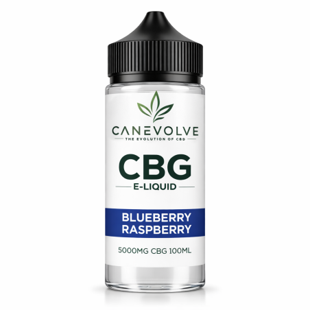 Blueberry Raspberry 5000mg CBG E-Liquid 100ml | Premium Berry Vape Juice UK