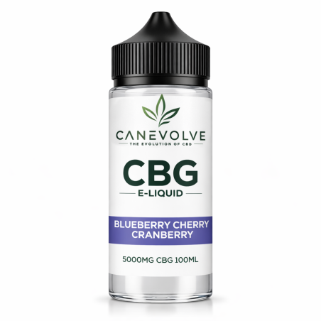 Blueberry Cherry Cranberry 5000mg CBG E-Liquid 100ml | Triple Berry Vape UK