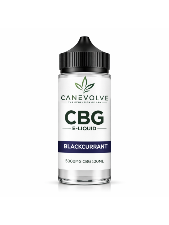 Blackcurrant 5000mg CBG 100ml E-Liquid | Premium CBG Vape Juice UK