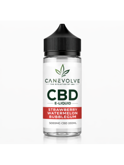 Strawberry Watermelon Bubblegum 5000mg CBD E-Liquid 100ml | Sweet Candy Vape UK