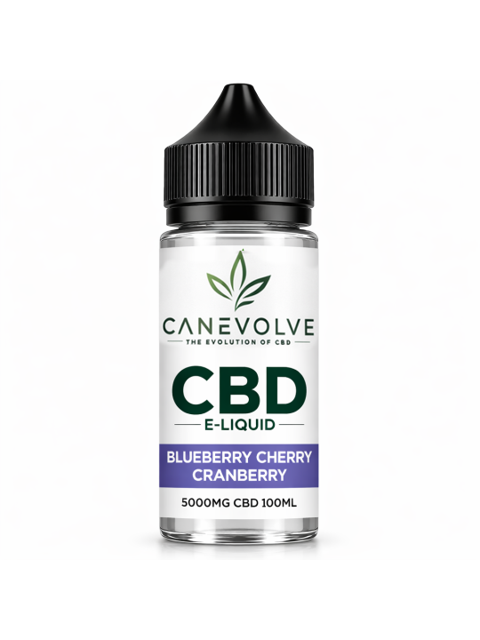 Blueberry Cherry Cranberry 5000mg CBD E-Liquid 100ml | Triple Berry Vape UK