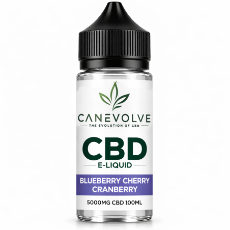 Blueberry Cherry Cranberry 5000mg CBD E-Liquid 100ml | Triple Berry Vape UK