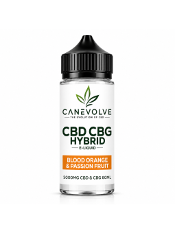 Blood Orange & Passion Fruit 3000mg CBD + CBG Hybrid E-Liquid 60ml | Mixed Fruit Vape UK